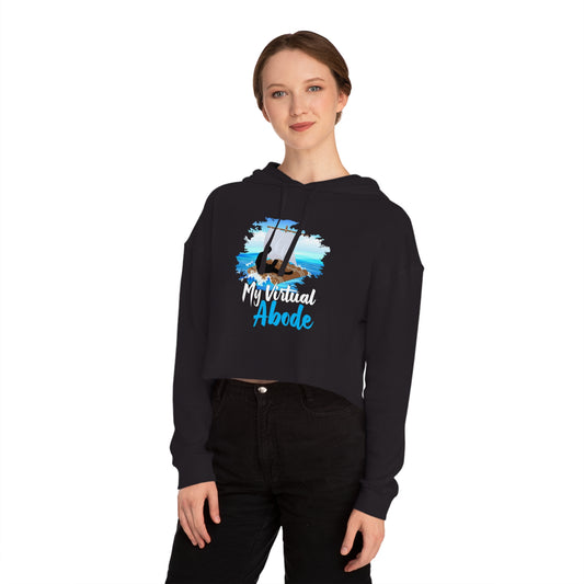 My Virtual Abode Women’s Cropped Hooded Sweatshirt