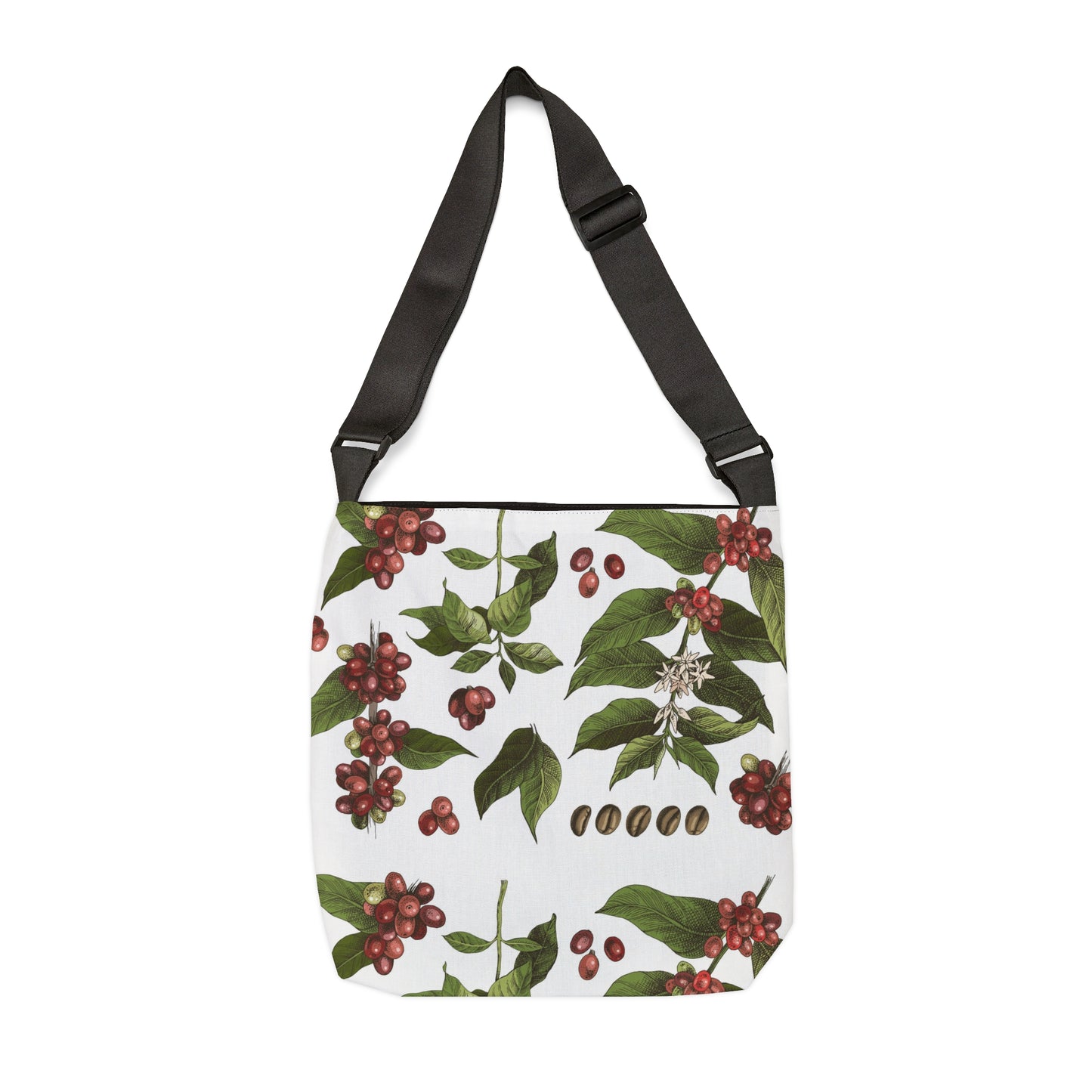 Your Daily Dose of Coffee Beans Adjustable Tote Bag