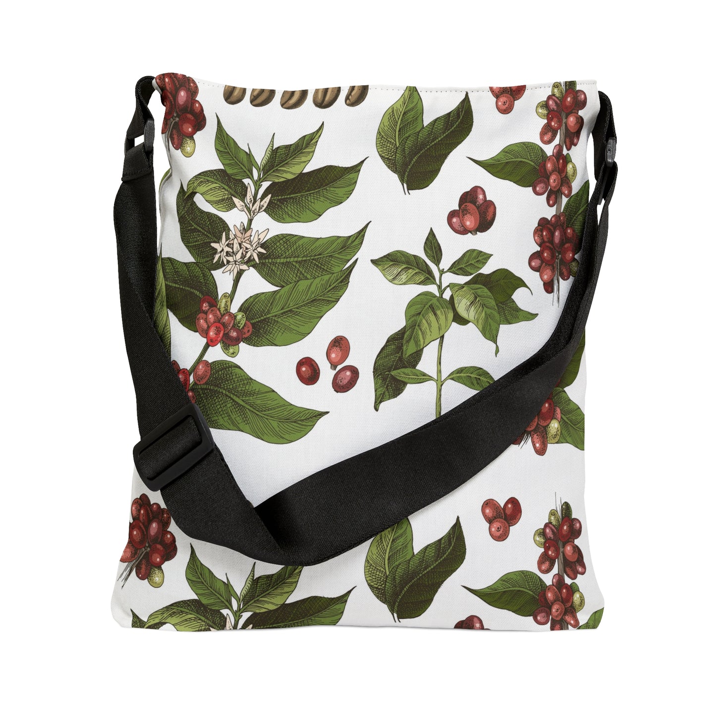 Your Daily Dose of Coffee Beans Adjustable Tote Bag