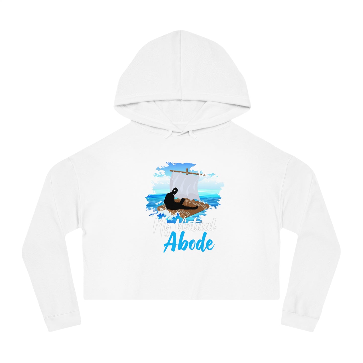 My Virtual Abode Women’s Cropped Hooded Sweatshirt