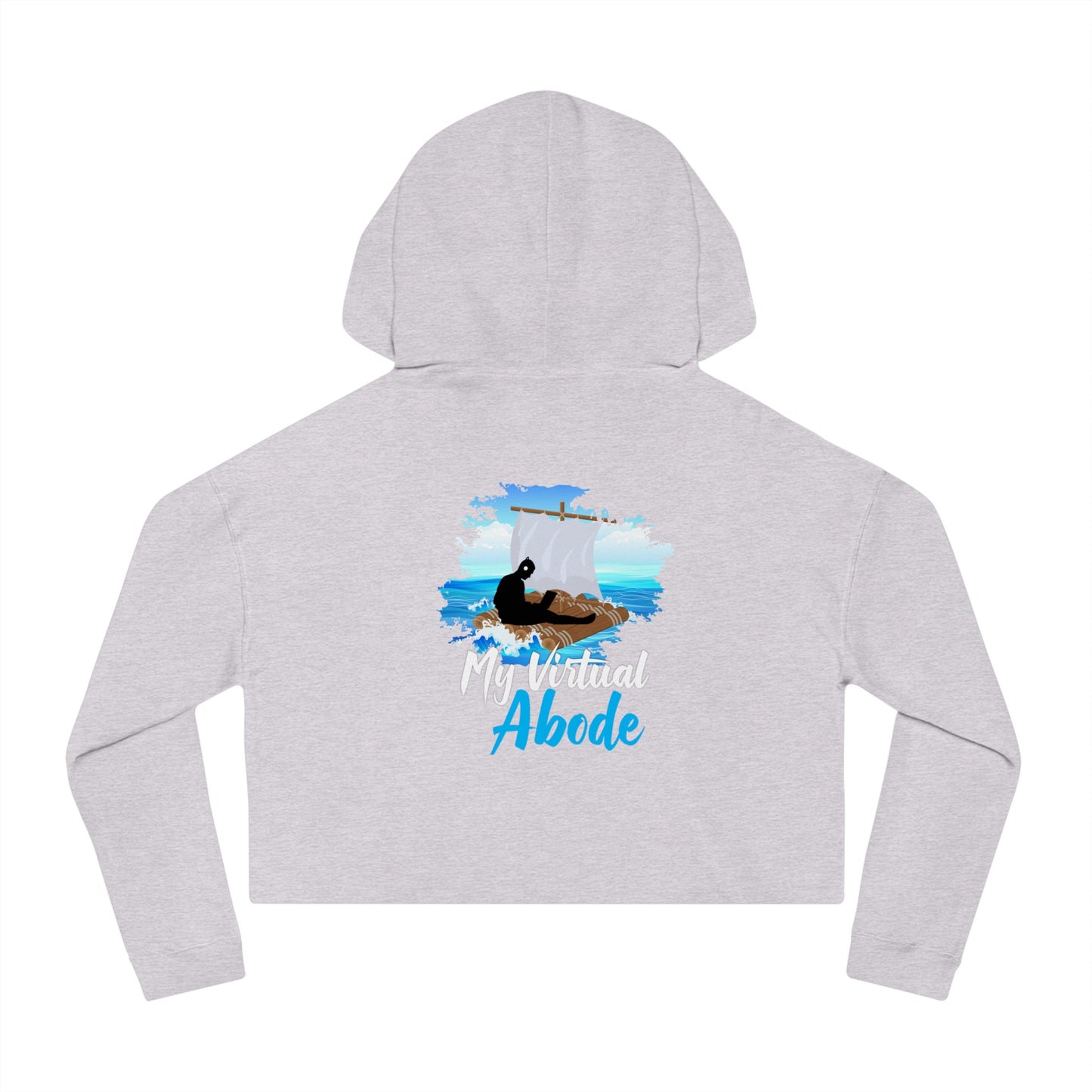 My Virtual Abode Women’s Cropped Hooded Sweatshirt