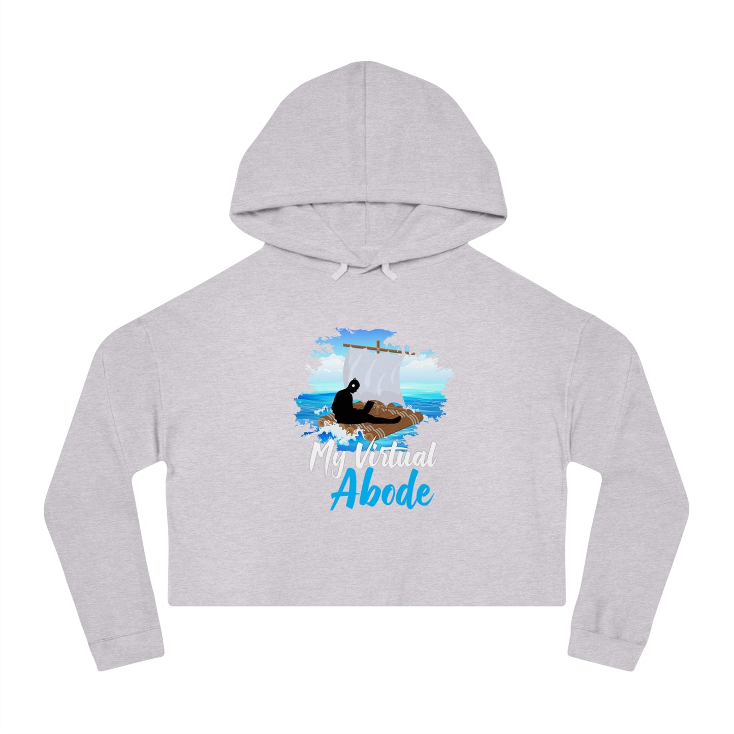 My Virtual Abode Women’s Cropped Hooded Sweatshirt